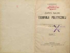 Zarys nauki ekonomji politycznej