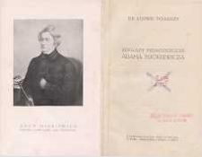 Poglądy pedagogiczne Adama Mickiewicza