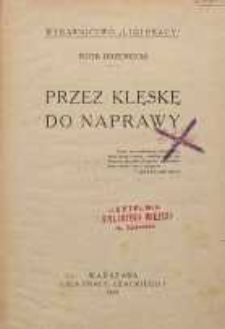 Przez klęskę do naprawy