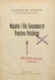 Majątek i siła gospodarcza Państwa Polskiego