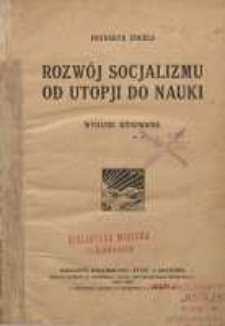 Rozwój socjalizmu od utopji do nauki