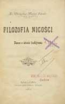 Filozofia nicości : rzecz o istocie buddyzmu