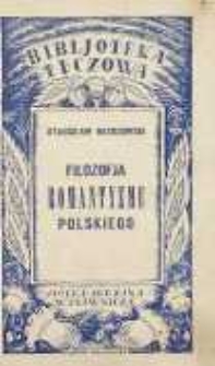 Filozofia romantyzmu polskiego