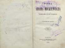 Pisma Adama Mickiewicza T. 5