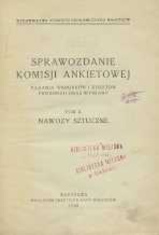 Sprawozdanie Komisji Ankietowej : badania warunków i kosztów produkcji oraz wymiany T. 10, Nawozy sztuczne