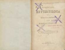 Kryteryologia czyli traktat o pewności