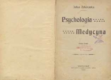 Psychologia i medycyna