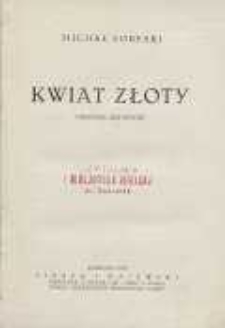 Kwiat złoty : Gobineau redivivus