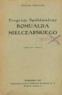 Program Spółdzielczy Romualda Mielczarskiego