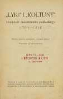 „Łyki” i „kołtuny” : pamiętnik mieszkańca podlaskiego (1790-1816)