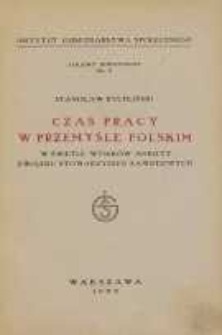 Czas pracy w przemyśle polskim