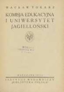Komisja Edukacyjna i Uniwersytet Jagielloński