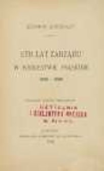 Sto lat zarządu w Królestwie Polskiem 1800-1900