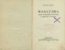 Warszawa przed wybuchem powstania 17 kwietnia 1794 roku