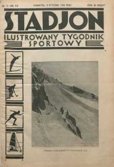 Stadjon : Ilustrowany Tygodnik Sportowy, 1930, R. 8, nr 2