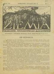 Ziemia, 1922, R. 7, nr 1