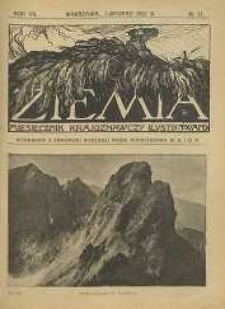 Ziemia, 1922, R. 7, nr 11