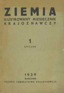 Ziemia, 1939, R. 29, nr 1