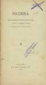 Polemika Stanisława Krzemińskiego z profesorem Uniwersytetu Lwowskiego p. Szymonem Askenazym
