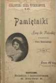 Pamiętniki T. 1