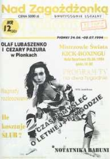 Nad Zagożdżonką, 1994, nr 12