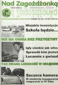 Nad Zagożdżonką, 1994, nr 15