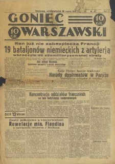 Goniec Warszawski, 1936, R. 2, nr 67