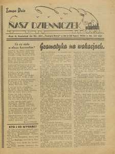 Tempo Dnia, 1934, R. 2, nr 201, dod. Nasz Dzienniczek, nr 30