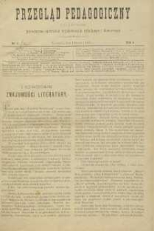 Przegląd Pedagogiczny, 1887, R. 6, nr 1