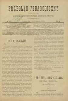 Przegląd Pedagogiczny, 1887, R. 6, nr 20