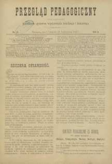 Przegląd Pedagogiczny, 1887, R. 6, nr 21