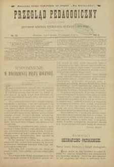 Przegląd Pedagogiczny, 1887, R. 6, nr 23