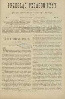 Przegląd Pedagogiczny, 1889, R. 8, nr 5