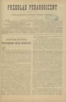Przegląd Pedagogiczny, 1889, R. 8, nr 18