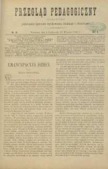 Przegląd Pedagogiczny, 1889, R. 8, nr 19