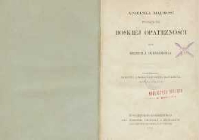 Anielska mądrość tycząca się boskiej opatrzności