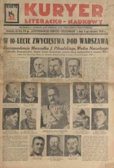 Kuryer Literacko-Naukowy, 1930, R. 7, nr 33