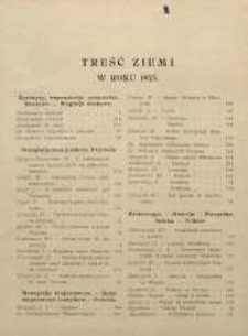 Ziemia, 1923, R. 8, Treść Ziemi w roku 1923