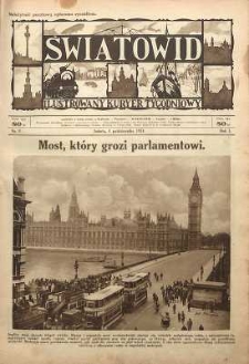Światowid : Ilustrowany kuryer tygodniowy, 1924, R. 1, nr 9