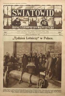 Światowid : Ilustrowany kuryer tygodniowy, 1924, R. 1, nr 11