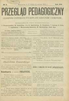 Przegląd Pedagogiczny, 1900, R. 19, nr 5