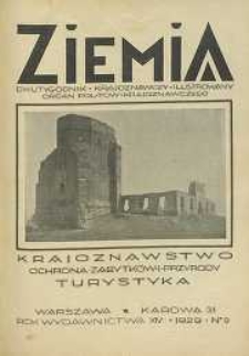 Ziemia, 1929, R. 14, nr 9