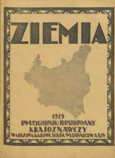Ziemia, 1929, R. 14, nr 21