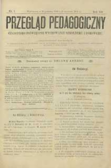Przegląd Pedagogiczny, 1901, R. 20, nr 1