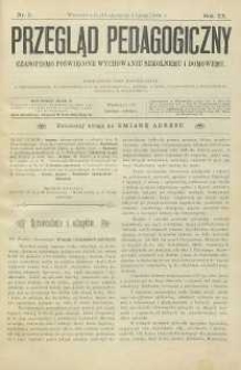 Przegląd Pedagogiczny, 1901, R. 20, nr 3
