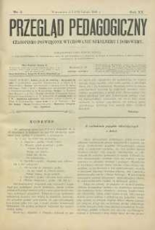 Przegląd Pedagogiczny, 1901, R. 20, nr 4