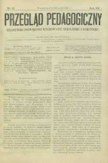 Przegląd Pedagogiczny, 1901, R. 20, nr 10
