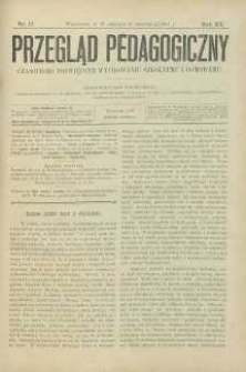 Przegląd Pedagogiczny, 1901, R. 20, nr 17