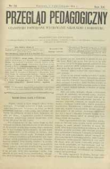 Przegląd Pedagogiczny, 1901, R. 20, nr 22