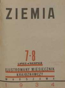 Ziemia, 1934, R. 24, nr 7/8